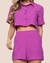 Conjunto Feminino Short e Camisa Com Botões na internet