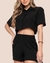 Conjunto Feminino Short e Camisa Com Botões - comprar online