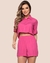 Conjunto Feminino Short e Camisa Com Botões - comprar online