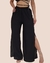 Calça Pantalona Feminina Fendas Laterais Ajuste Cintura - loja online
