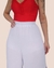 Calça Pantalona Feminina Fendas Laterais Ajuste Cintura na internet