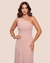 Vestido Longo Feminino com Fenda Lateral Social - C Bela Seu Estilo