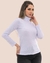 Blusa Cacharrel Feminina Inverno Blusa Canelada Gola Alta - loja online