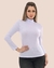 Blusa Cacharrel Feminina Inverno Blusa Canelada Gola Alta - C Bela Seu Estilo