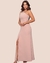 Vestido Longo Feminino com Fenda Lateral Social na internet