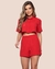 Imagem do Conjunto Feminino Short e Camisa Com Botões