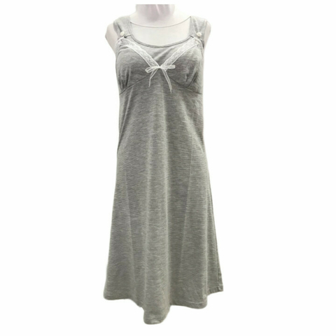 Camisón maternal con boton