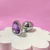 PLUG ANAL CÔNICO COM CRISTAL FORMATO CORAÇÃO SEXY IMPORT LILÁS TAMANHO P