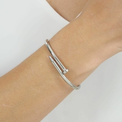 Bracelete de Prego Aço Inox Prateado - comprar online