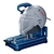 Sierra Sensitiva Bosch Gco220 2200w 3800rpm 355mm + 1 Disco