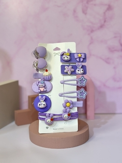 SET DE HEBILLAS Y CHUFLO SANRIO - comprar online
