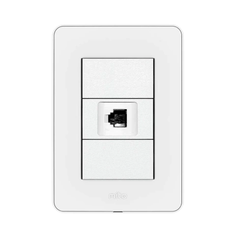 Modulo completo 1 toma telefónica Mito Jeluz