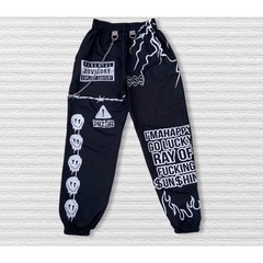 Calça Jogger Feminina Smile Advisory Moda Gringa Tumblr