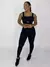 Legging Recorte Jacquard Tigre / Trilobal+ Top Valentina Preto