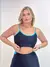 Legging Detalhe + Top Clara Bicolor Azul Neon