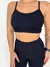 Legging Básica Jacquard 3D + Top Bianca Preto