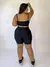 Bermuda Básica Compressão + Top Paty Preto - Plus Size na internet