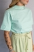 Tshirt Gola Alta Verde Bebê - comprar online