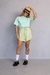 Tshirt Gola Alta Verde Bebê na internet