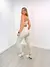 Legging Básica Jacquard 3D + Top Bianca Off White na internet