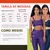 Legging Recorte Jacquard Tigre / Trilobal+ Top Valentina Preto - usedbfit