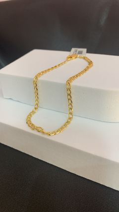 Pulseira 3x1 banhado 4mm ouro 18k - comprar online