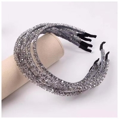 Arco/Tiara com Flores de Contas de Cristal Coloridas Fina/Delicada/Fashion / Acessórios de Cabeça - DIAMOND’S JÓIAS & ACESSÓRIOS