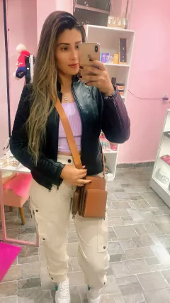 Imagem do Bolsa feminina carteira pochete porta-celular porta-moeda tiracolo 3 zíperes 3 divisórias estampada alça transversal nylon ajustavel
