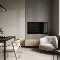 WALL PANEL INTERIOR - GRIS - 120X2850 MM - PRECIO X UNIDAD - Miracema Martínez