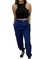 Calça jogger azul na internet