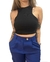 Cropped canelado nadador - comprar online