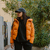Puffer naranja - comprar online