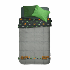 ACOLCHADO PIÑATA FLANEL 1½ PL JURASSIC WORLD - tienda online