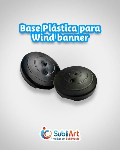 Base plástica para wind banner