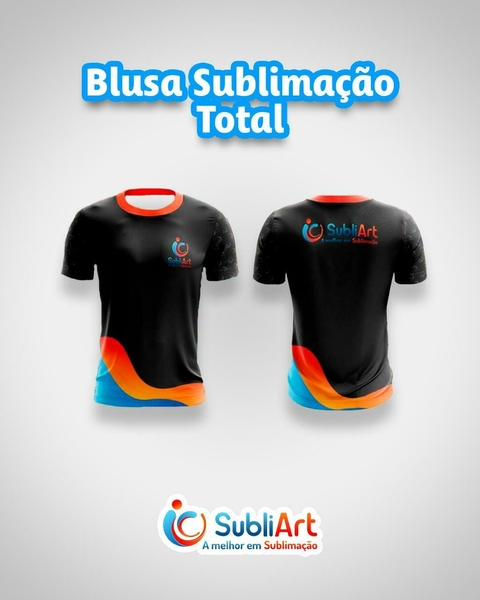Blusa sublimação total Helanca