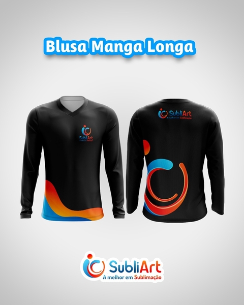Blusa manga longa luxurius UV