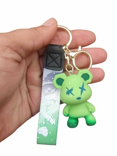 Chaveiro urso resina 6 cores luxo elegância e personalidades em suas chaves - comprar online
