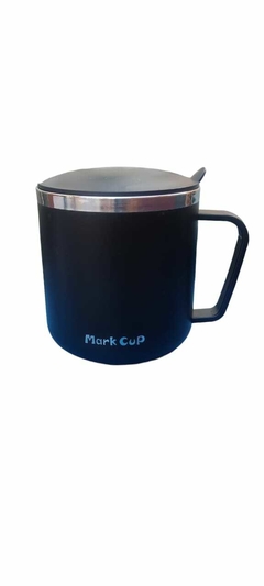 Imagem do CANECA DE CAFÉ DUPLA PAREDE 350ML, Xícara de Aço Inoxidável Isolada À Vácuo, Para Estudantes, Leite, Chá, Café, Caneca com Tampa