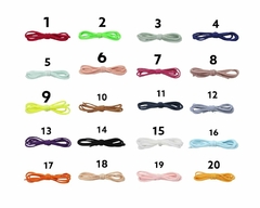 Cadarço Elástico Semi Círculo De 105cm Tênis Masculino Feminino - comprar online
