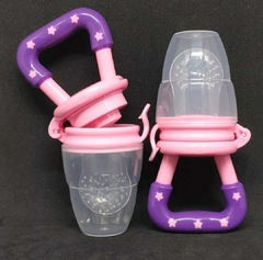 Chupeta Bicos 3 Bicos Porta Frutas Mordedor Silicone Bebe Alimentadora - Navarro Comercio