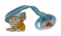 Imagem do Chupeta silicone livre BPA com prendedor trava e tampa +3 meses