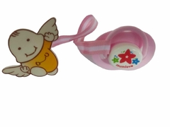 Chupeta silicone livre BPA com prendedor trava e tampa +3 meses - loja online