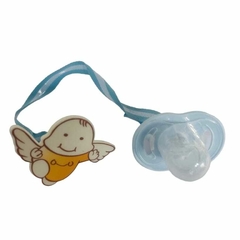 Chupeta silicone livre BPA com prendedor trava e tampa +3 meses na internet