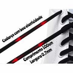 Cadarço elástico versão com fechamento magnético sem amarrar - comprar online