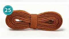 1 PAR CADARÇO ACHATADO 120CM 8MM 57 CORES DISPONIVEL PARA TÊNIS/SAPATO