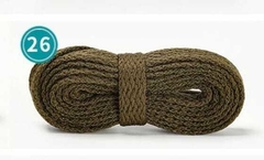 1 PAR CADARÇO ACHATADO 120CM 8MM 57 CORES DISPONIVEL PARA TÊNIS/SAPATO - loja online