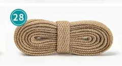 1 PAR CADARÇO ACHATADO 120CM 8MM 57 CORES DISPONIVEL PARA TÊNIS/SAPATO - Navarro Comercio