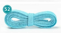 1 PAR CADARÇO ACHATADO 120CM 8MM 57 CORES DISPONIVEL PARA TÊNIS/SAPATO - comprar online
