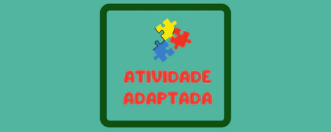 Atividade Adaptada e Materiais Estruturados. 