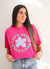 Cropped Grow pink com verde
